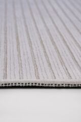 Riva 1701A Beyaz Kaymaz Taban Yıkanabilir Yumuşak Dokulu Leke Tutmayan Pamuklu Kilim