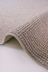 Delhi 3008 Bukleli Mutfak ve Salon Halısı Kesme Halı Vizon - 120 x 300