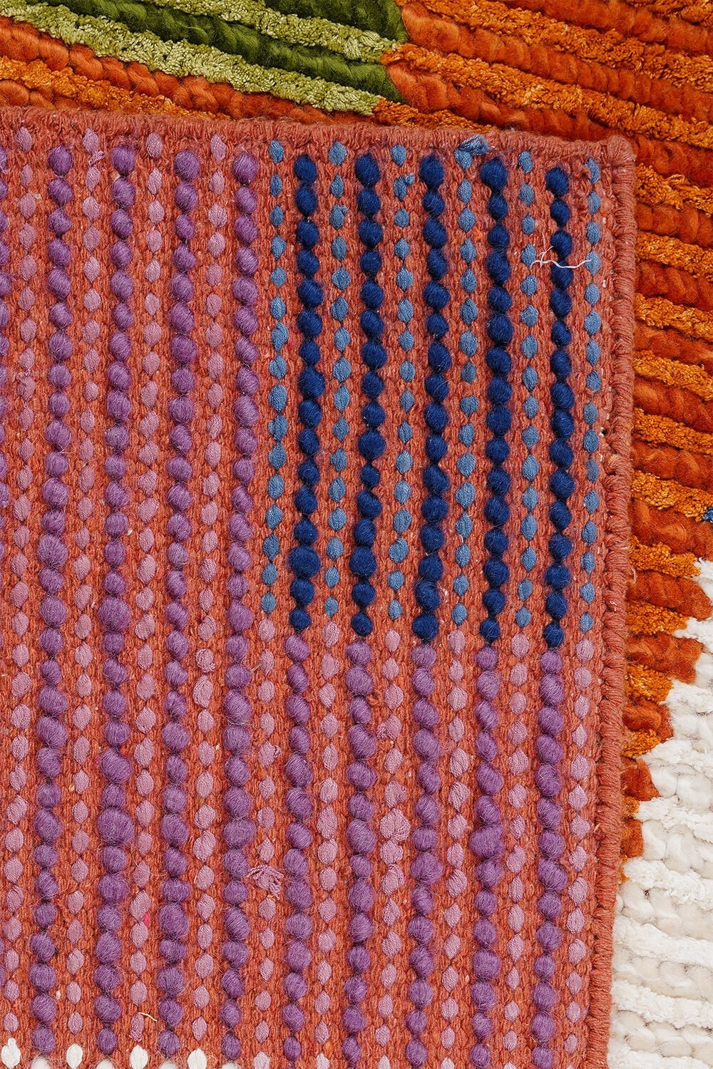 Nepal 3586 El Dokuma Kalın Yün Kilim