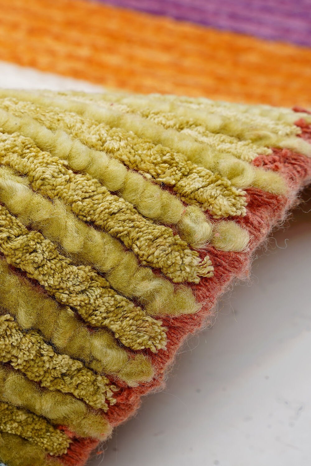 Nepal 3586 El Dokuma Kalın Yün Kilim