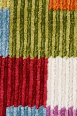 Nepal 3586 El Dokuma Kalın Yün Kilim Renkli - 140x200