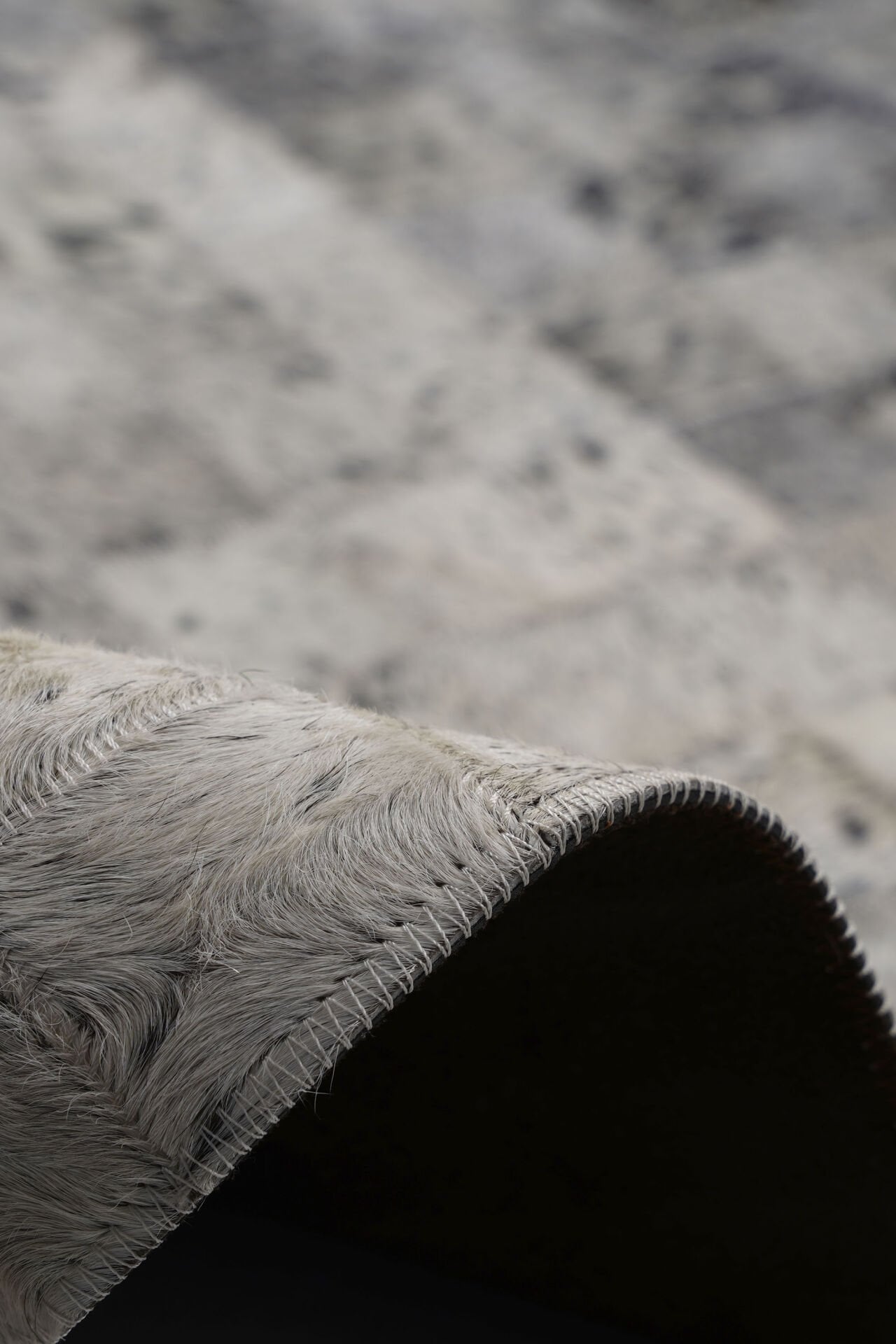 Naar Halı Tay Deri Patchwork El Yapımı Dekoratif Halı