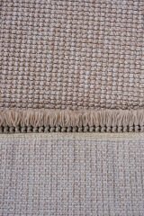Delhi 3008 Bukleli Mutfak ve Salon Halısı Kesme Halı Vizon - 160 x 400
