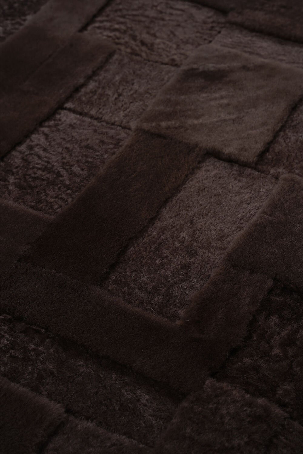 Naar Halı Astragan Deri Patchwork El Yapımı Dekoratif Halı