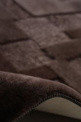 Naar Halı Astragan Deri Patchwork El Yapımı Dekoratif Halı