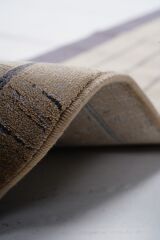 Riva 8727 Krem Modern Çerçeveli Bambu Halı