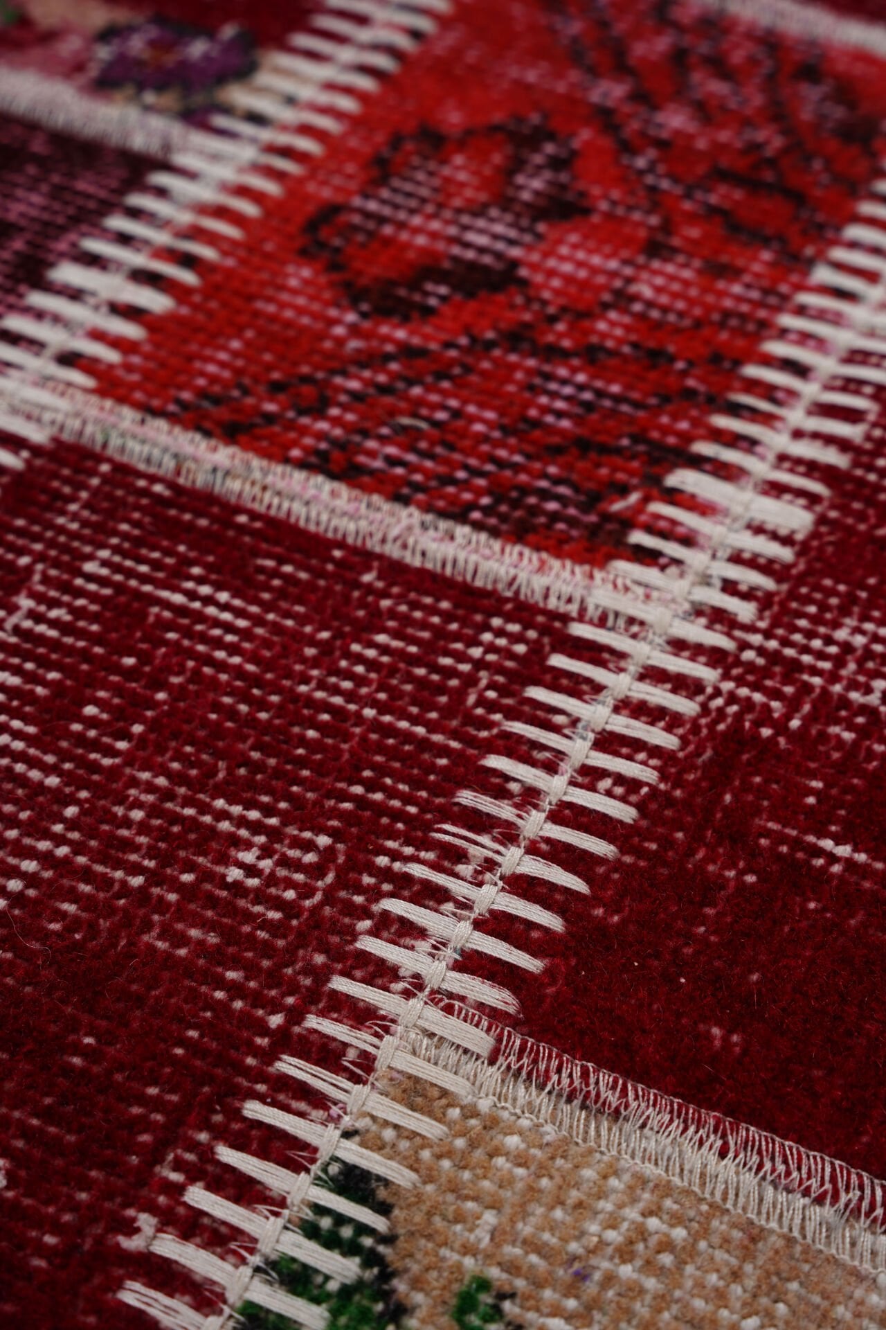 Naar Halı Patchwork El Yapımı Dekoratif Halı