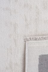 Riva 9259 Çizgili Çerçeveli Modern Bambu Halı