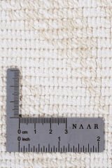 Nepal 3627 El Dokuma Kalın Bambu Halı BEJ / BEYAZ - 94x149