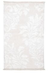 Nepal 3627 El Dokuma Kalın Bambu Halı BEJ / BEYAZ - 94x149