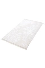 Nepal 3627 El Dokuma Kalın Bambu Halı BEJ / BEYAZ - 94x149