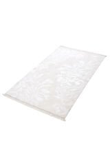 Nepal 3627 El Dokuma Kalın Bambu Halı BEJ / BEYAZ - 94x149