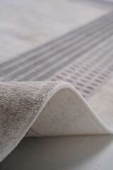 Riva 9336 Krem Çerçeveli Bambu Halı