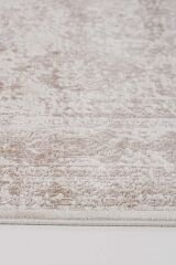 Riva 9342 Krem Klasik Eskitmeli Bambu Halı