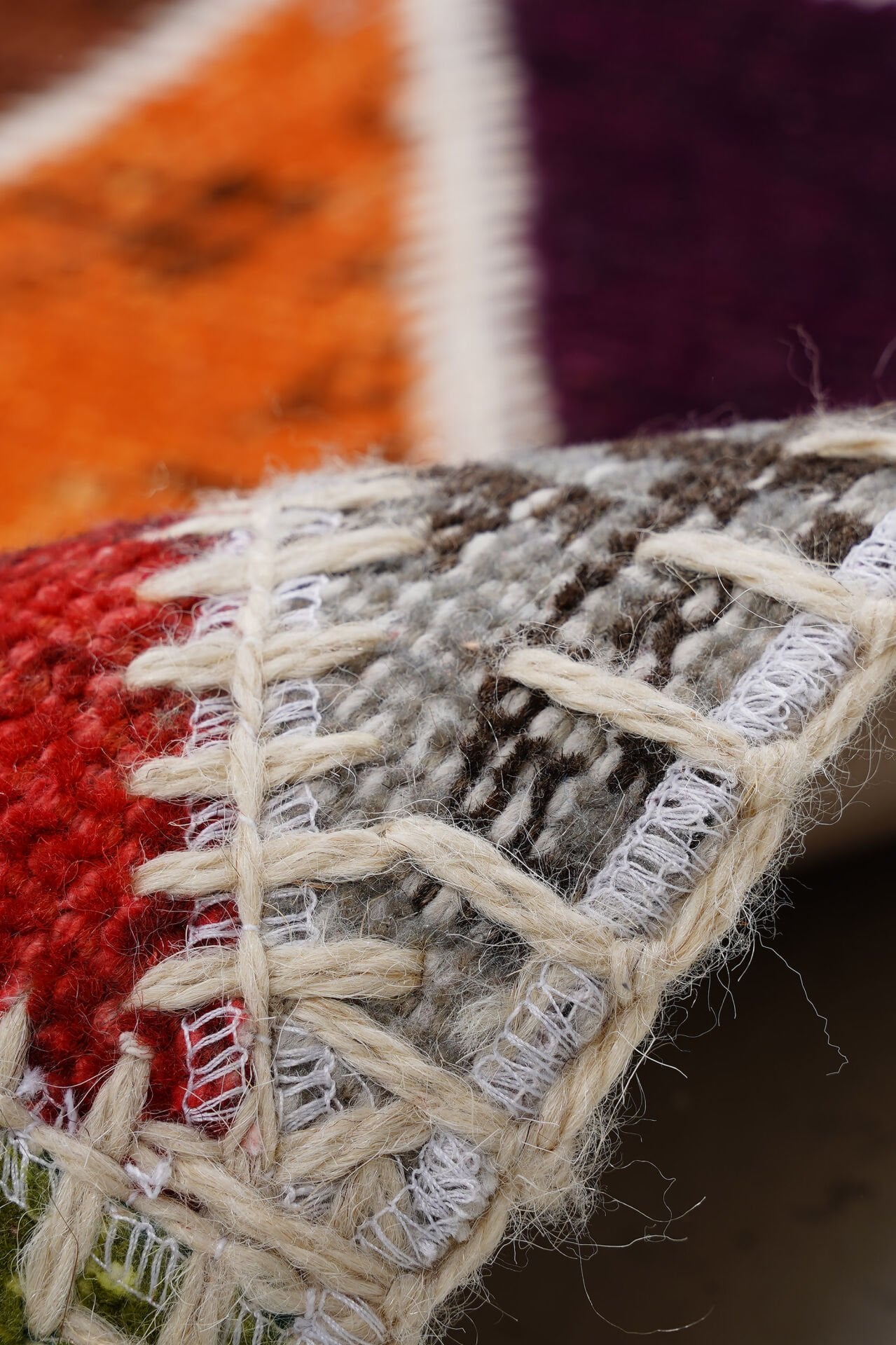 Naar Halı Patchwork 3708 El Yapımı Dekoratif Halı