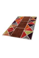 Naar Halı Patchwork 3708 El Yapımı Dekoratif Halı