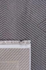 Royal Beyrut QB00A Salon Halısı Antrasit / Kahverengi - 80x150