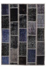 Naar Halı Patchwork 01 El Yapımı Dekoratif Halı Renkli - 60x90