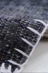 Naar Halı Patchwork El Yapımı Daire Halı Renkli - 150x150