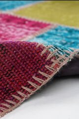 Naar Halı Patchwork El Yapımı Dekoratif Halı