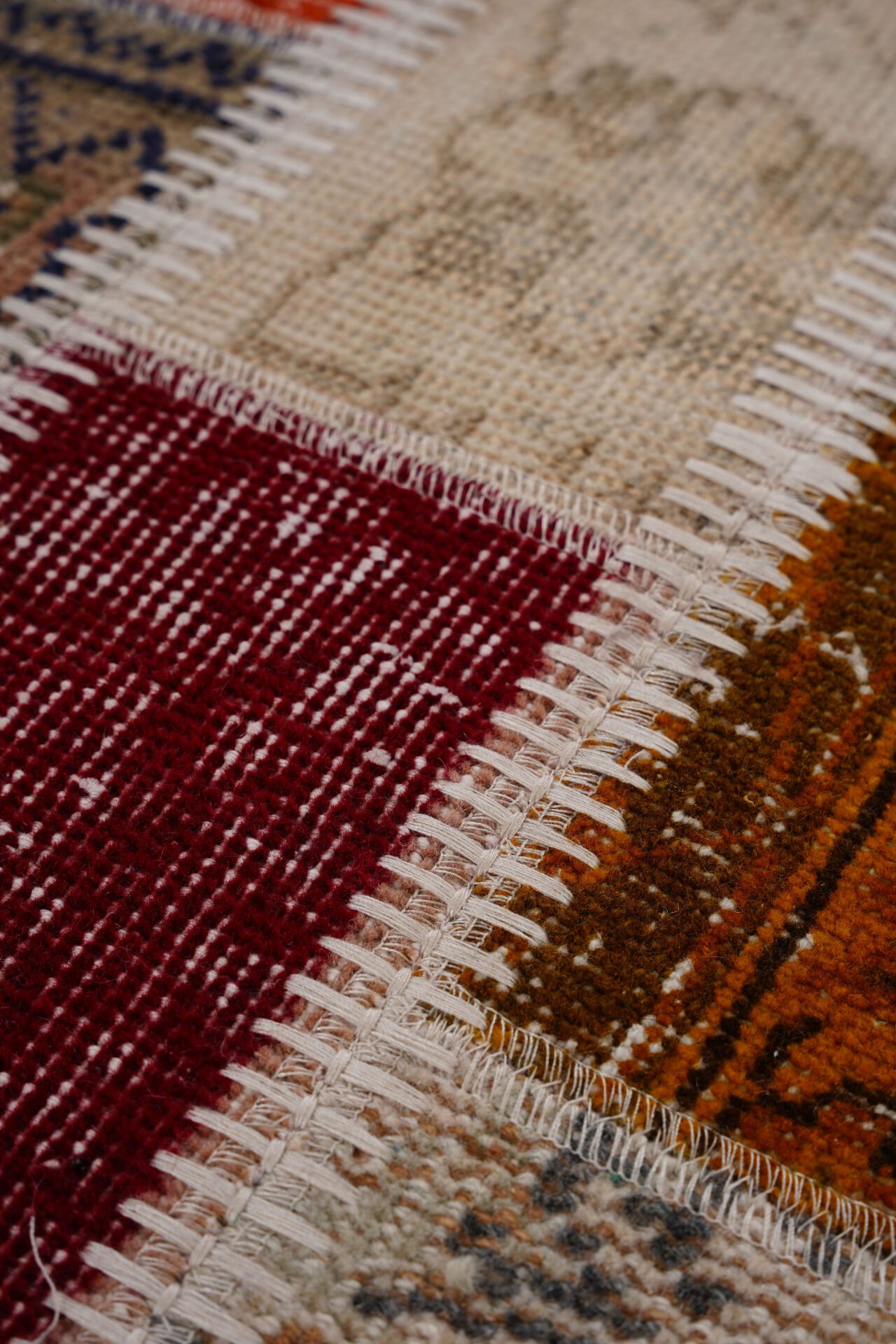 Naar Halı Patchwork 03 El Yapımı Dekoratif Halı