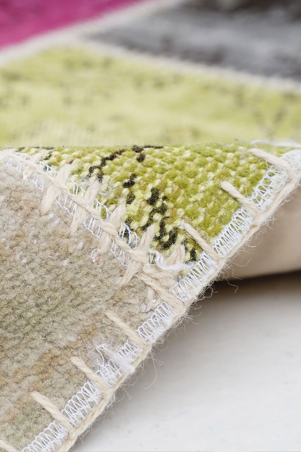 Naar Halı Patchwork El Yapımı Dekoratif Halı