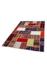 Naar Halı Patchwork El Yapımı Dekoratif Halı