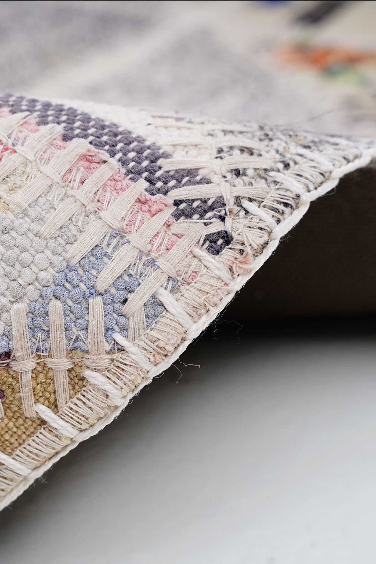 Naar Halı Patchwork El Yapımı Dekoratif Halı