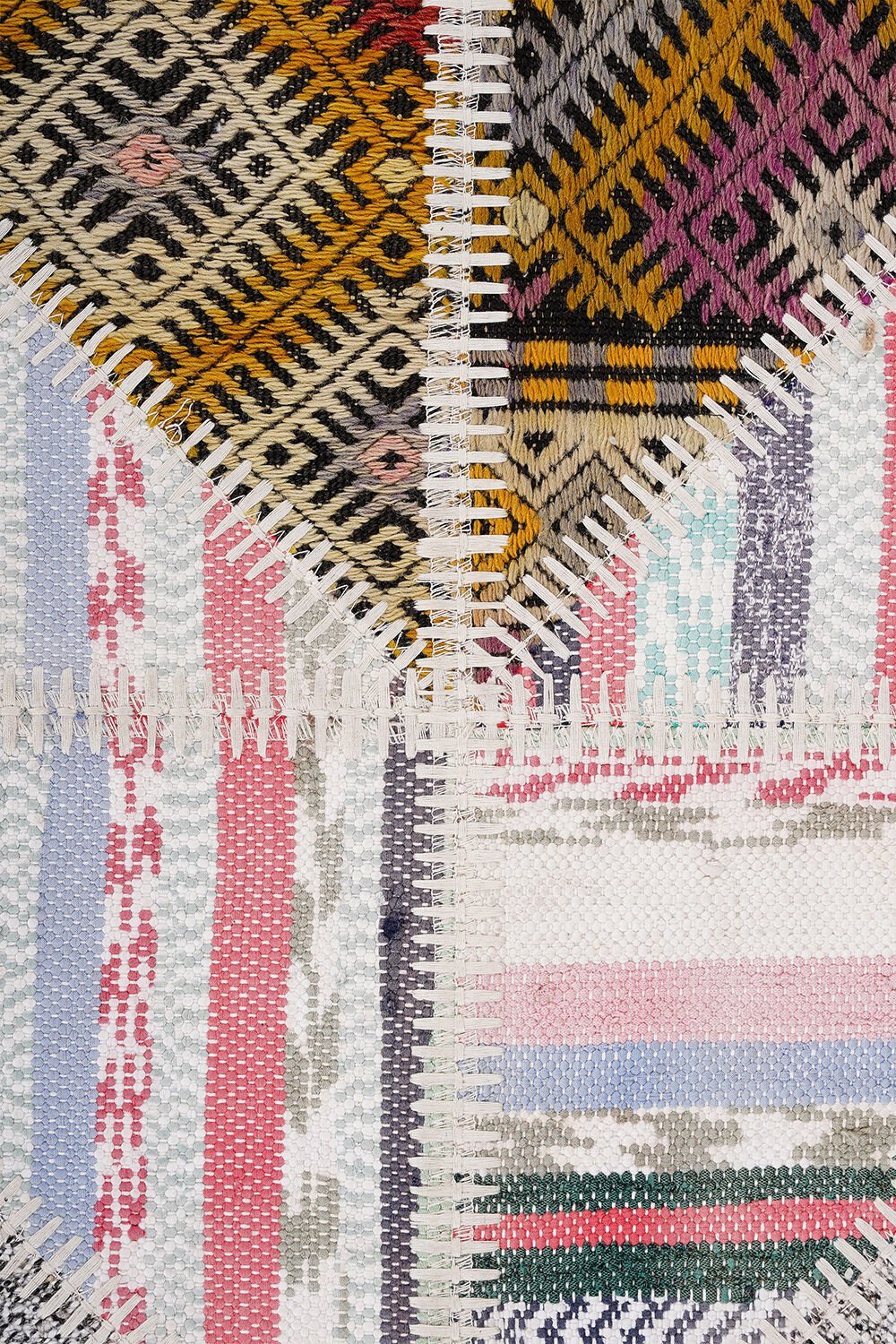 Naar Halı Patchwork El Yapımı Dekoratif Halı