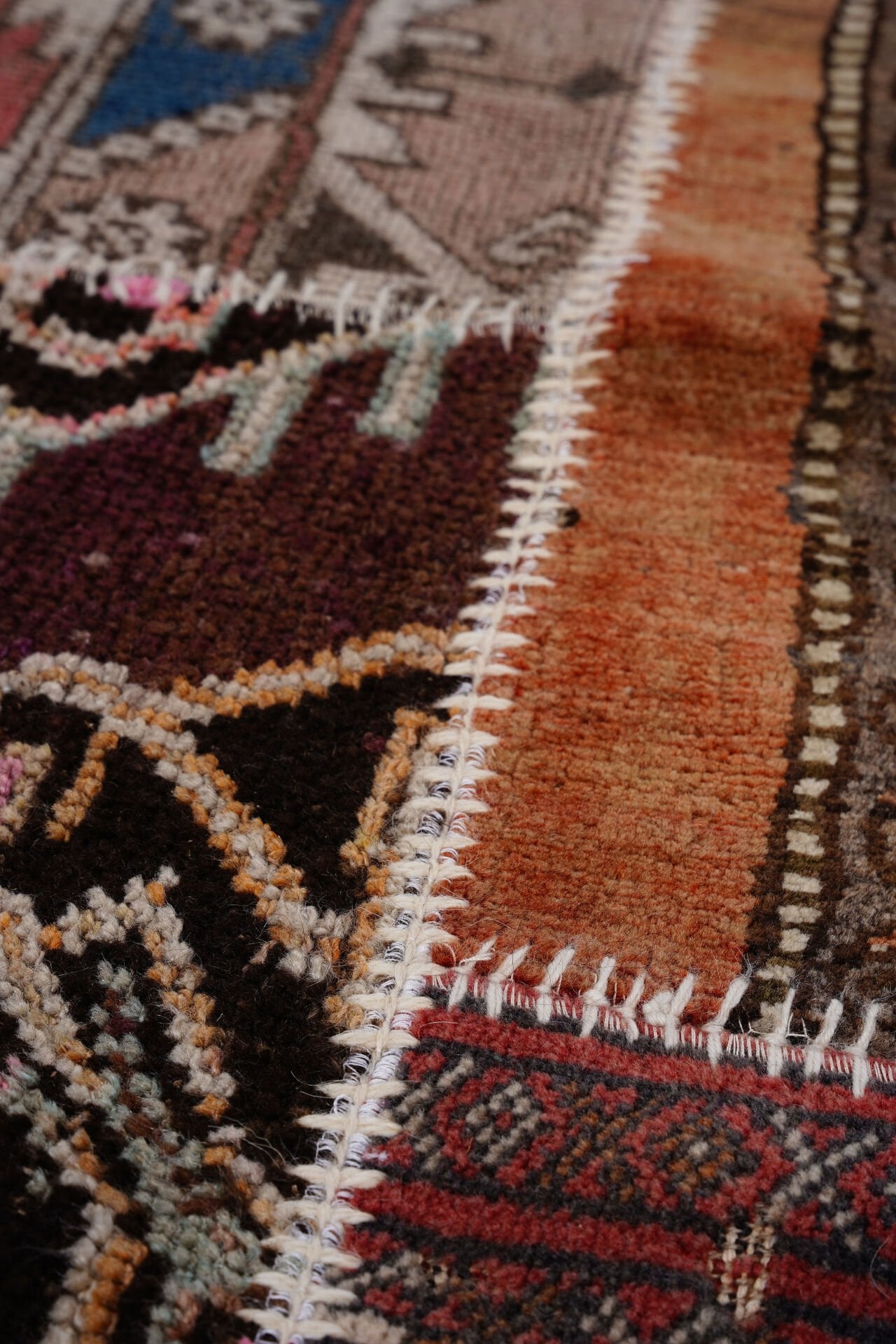 Naar Halı Patchwork El Yapımı Dekoratif Halı