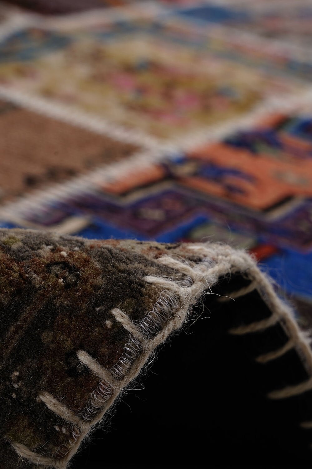 Naar Halı Patchwork El Yapımı Dekoratif Halı