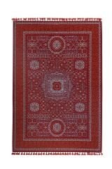 Mira Memlük V18 Kaymaz Tabanlı Yıkanabilir Klasik Kilim Turuncu - 160x230