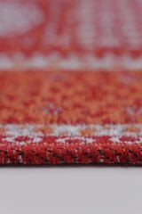 Mira Memlük V18 Kaymaz Tabanlı Yıkanabilir Klasik Kilim Turuncu - 120x180