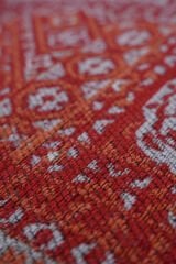 Mira Memlük V18 Kaymaz Tabanlı Yıkanabilir Klasik Kilim Turuncu - 120x180