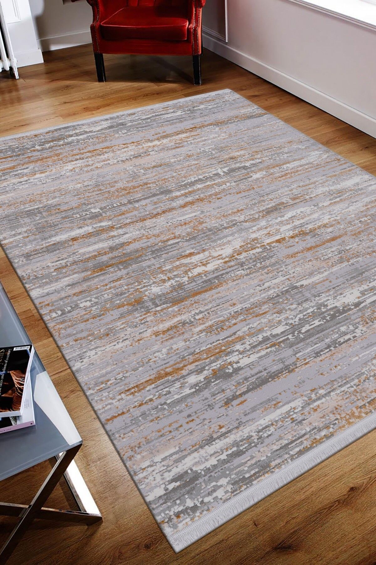 Jüt India 3701 Modern Makine Halısı