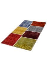 Naar Halı Patchwork El Yapımı Dekoratif Halı