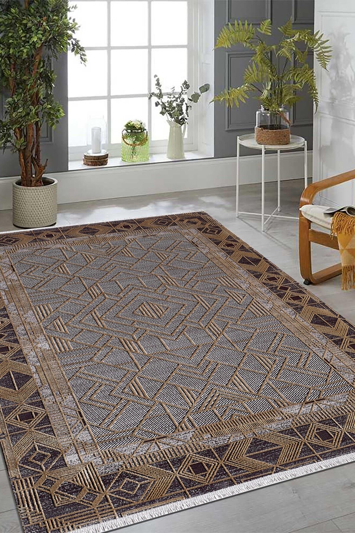 Royal Elite Qe01A Modern Makine Halısı