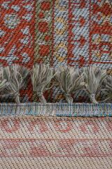 Mira Memlük V11 Kaymaz Tabanlı Yıkanabilir Klasik Kilim Kiremit - 80x150