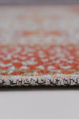 Mira Memlük V11 Kaymaz Tabanlı Yıkanabilir Klasik Kilim Kiremit - 160x230