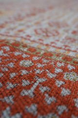 Mira Memlük V11 Kaymaz Tabanlı Yıkanabilir Klasik Kilim Kiremit - 200x300