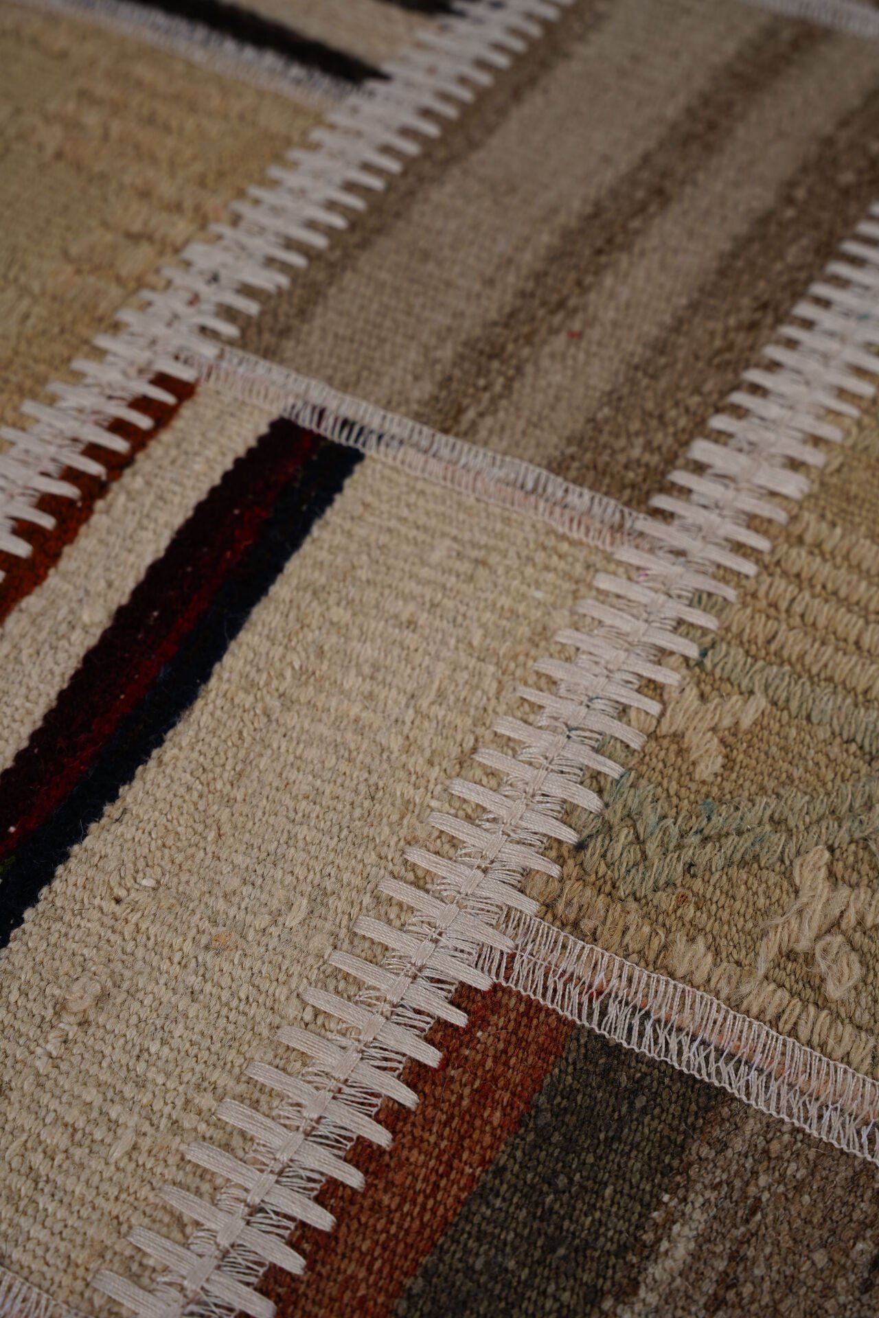 Naar Halı Patchwork 07 El Yapımı Dekoratif Halı