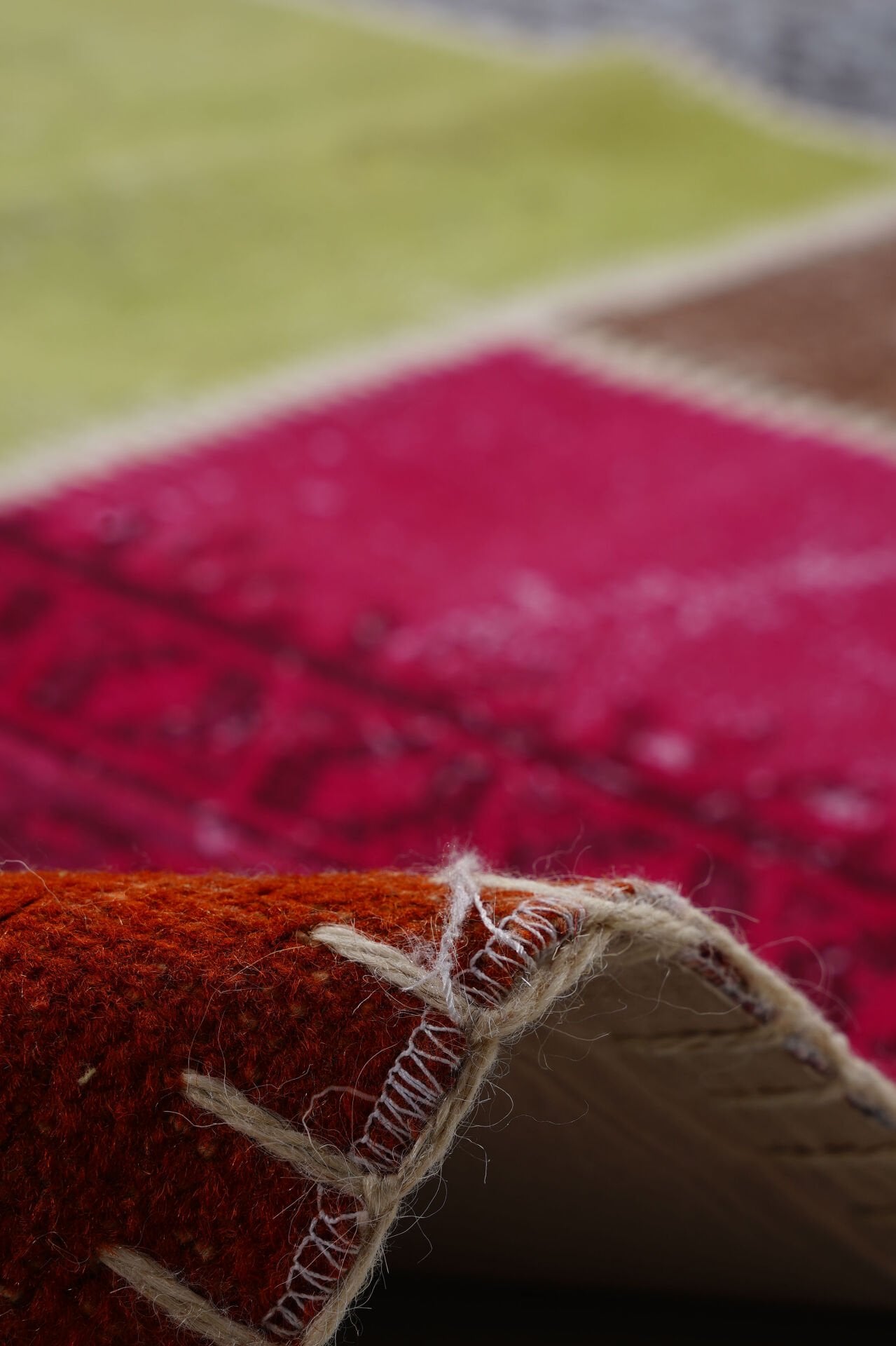 Naar Halı Patchwork El Yapımı Dekoratif Halı