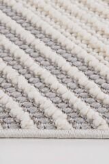 Royal Loopy LQ08A Salon Halısı Bej / Gri - 100x300
