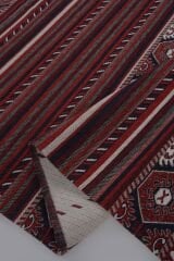 Mira Afgan 9 Kaymaz Tabanlı Yıkanabilir Klasik Kilim Kırmızı - 200x300