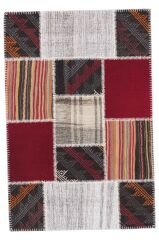Naar Halı Patchwork El Yapımı Dekoratif Halı Renkli - 120x180