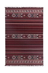 Mira Afgan 9 Kaymaz Tabanlı Yıkanabilir Klasik Kilim Kırmızı - 80x150
