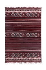 Mira Afgan 9 Kaymaz Tabanlı Yıkanabilir Klasik Kilim Kırmızı - 120x180