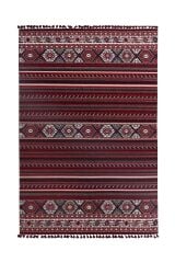 Mira Afgan 9 Kaymaz Tabanlı Yıkanabilir Klasik Kilim Kırmızı - 120x180