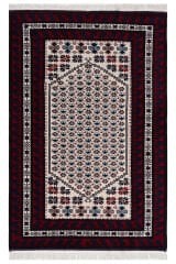 Yağcıbedir 64009 El Dokuma Yün Halı Kırmızı - 189x282