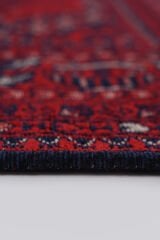 Mira Afgan 7 Kaymaz Tabanlı Yıkanabilir Klasik Kilim Kırmızı - 200x300